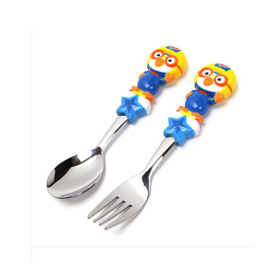Pororo Spoon & Fork Set